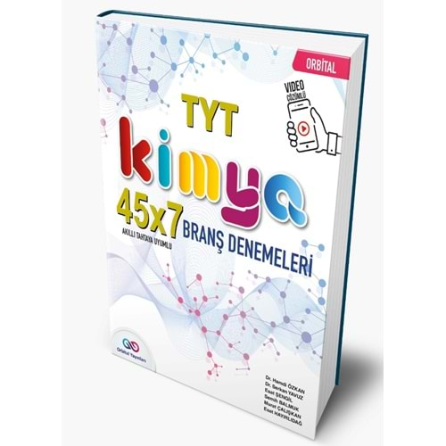 ORBİTAL TYT KİMYA 45*7 BRANŞ DENEMELERİ-2024