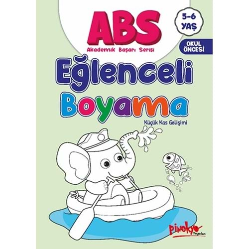 AKADEMİK BAŞARI SERİSİ EĞLENCELİ BOYAMA KİTABIM 5-6 YAŞ-BUÇE DAYI-PİNOKYO YAYINLARI