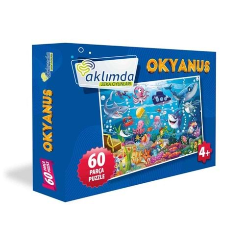 AKLIMDA ZEKA OKYANUS 60 PARÇA PUZZLE