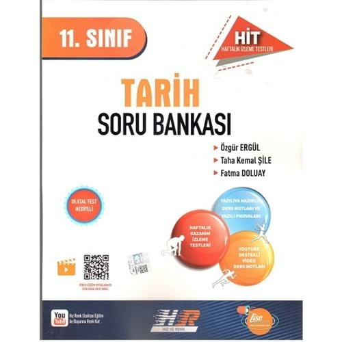 HIZ VE RENK 11.SINIF TARİH HİT SORU BANKASI-2024