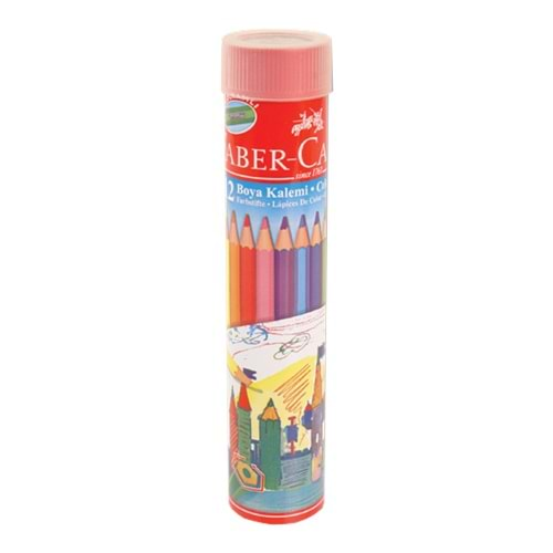 FABER CASTELL 12 RENK TÜPLÜ TAM BOY KURUBOYA