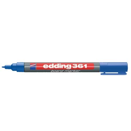 EDDİNG TAHTA KALEMİ YUVARLAK UÇLU 1 MM MAVİ 361-ED36103