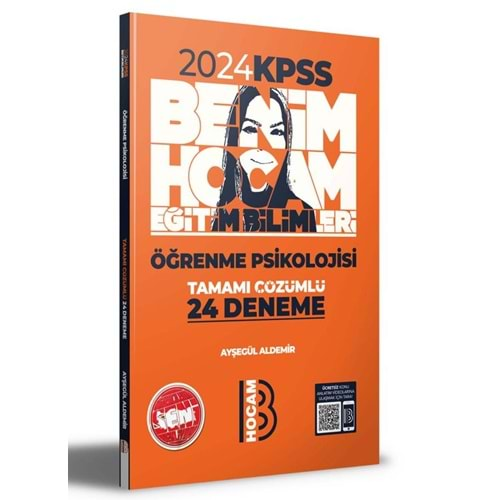 BENİM HOCAM KPSS 2024 EĞİTİM BİLİMLERİ ÖĞRENME PSİKOLOJİSİ TAMAMI ÇÖZÜMLÜ 24 DENEME