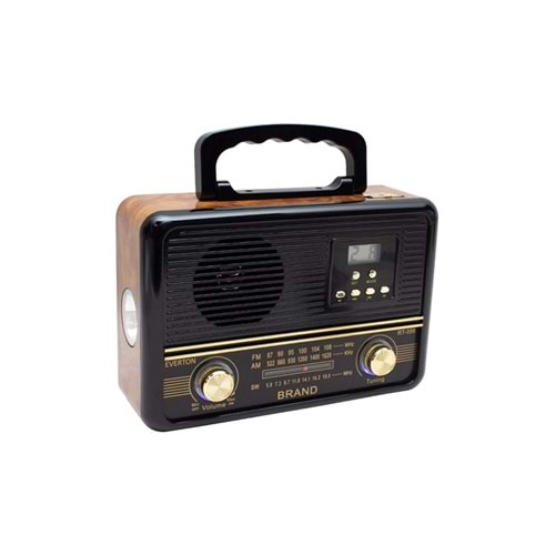 EVERTON RT-356 BLUETOOTH USB/SD/FM/IŞIKLI NOSTALJİK RADYO