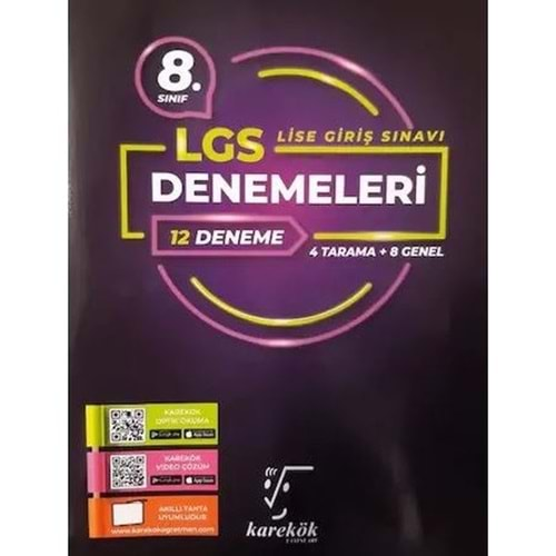 KAREKÖK 8.SINIF LGS 12 Lİ DENEMELERİ