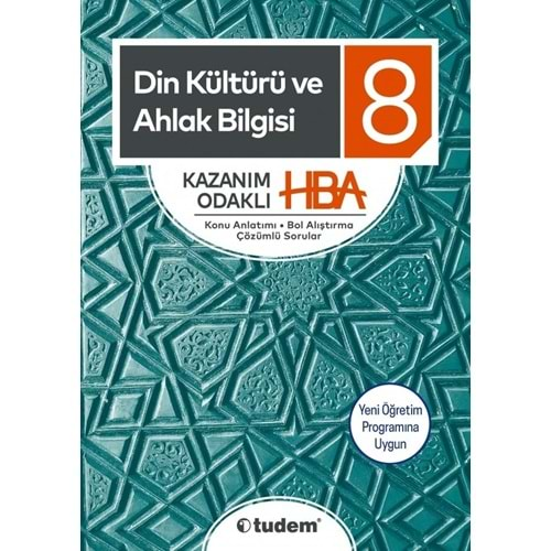 TUDEM 8.SINIF DİN KÜLTÜRÜ VE AHLAK KAZANIM ODAKLI HBA-YENİ