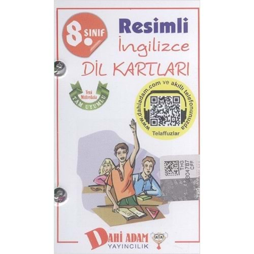 DAHİ ADAM 8.SINIF RESİMLİ İNGİLİZCE DİL KARTLARI