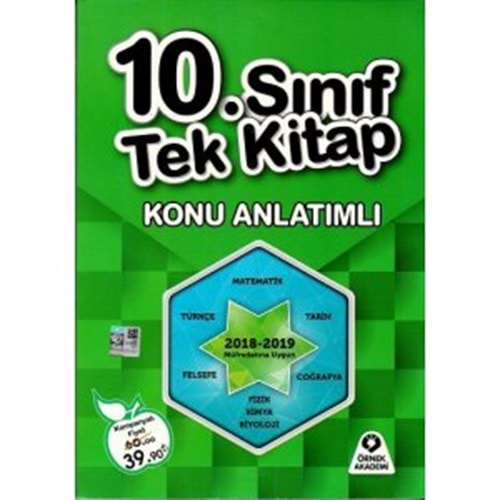 ÖRNEK AKADEMİ 10.SINIF TEK KİTAP KONU ANLATIMI