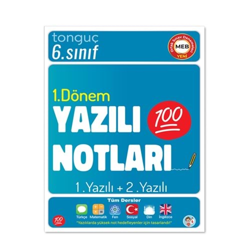 TONGUÇ 6.SINIF YAZILI NOTLARI 1.DÖNEM 1 VE 2.YAZILI