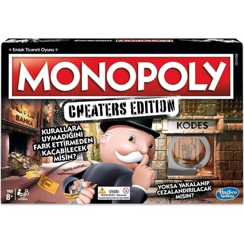 HASBRO MONOPOLY CHEATERS EDITION KUTU OYUNU-HAS-E1871