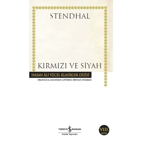 KIRMIZI VE SİYAH- STENDHAL- İŞ BANKASI