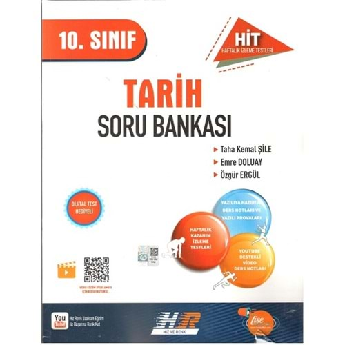 HIZ VE RENK 10.SINIF TARİH HİT SORU BANKASI-2024