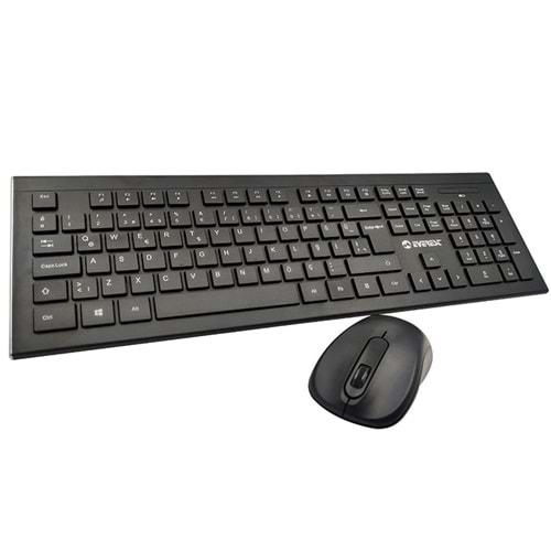 EVEREST KM-9675 SİYAH KABLOSUZ 1600DPİ Q STANDART KLAVYE+MOUSE SET