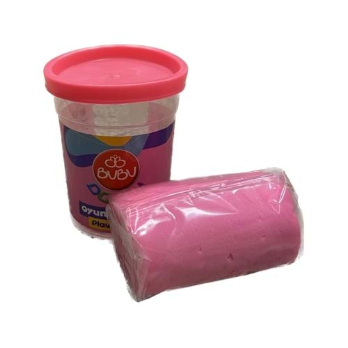 BU-BU OYUN HAMURU TEK RENK PEMBE 125 GR-BUBU-OH0027