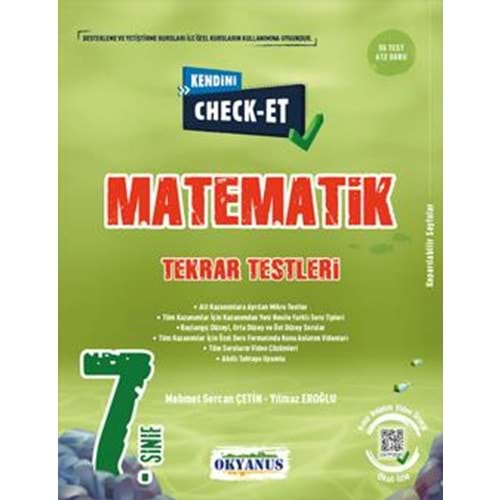 OKYANUS 7.SINIF KENDİNİ CHECK-ET MATEMATİK TEKRAR TESTLERİ