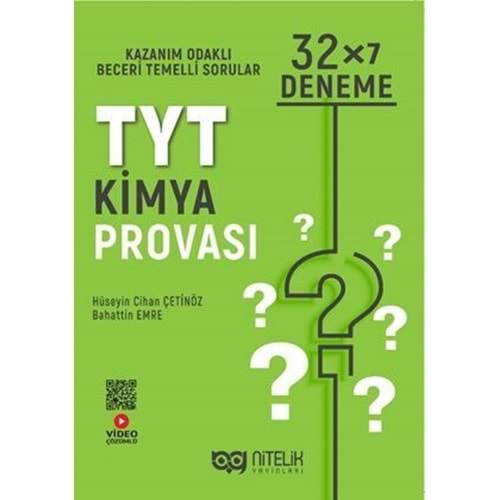 NİTELİK TYT KİMYA PROVASI 32*7 DENEME