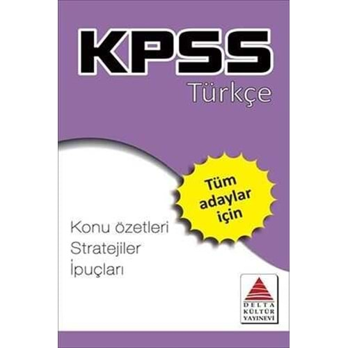 KPSS TÜRKÇE CEP KARTLARI DELTA