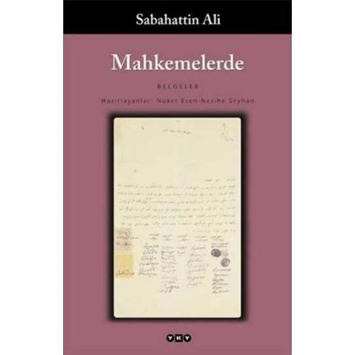 MAHKEMELERDE-SABAHATTİN ALİ-YAPI KREDİ YAYINLARI