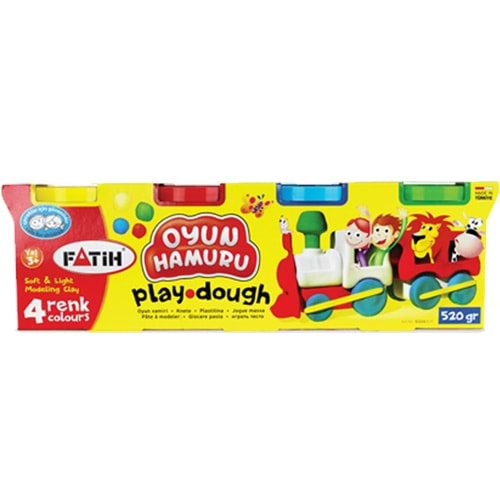 FATİH 4 RENK OYUN HAMURU 520 GR 50061