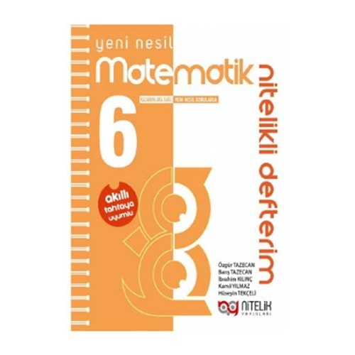 NİTELİK 6.SINIF MATEMATİK NİTELİKLİ DEFTERİM