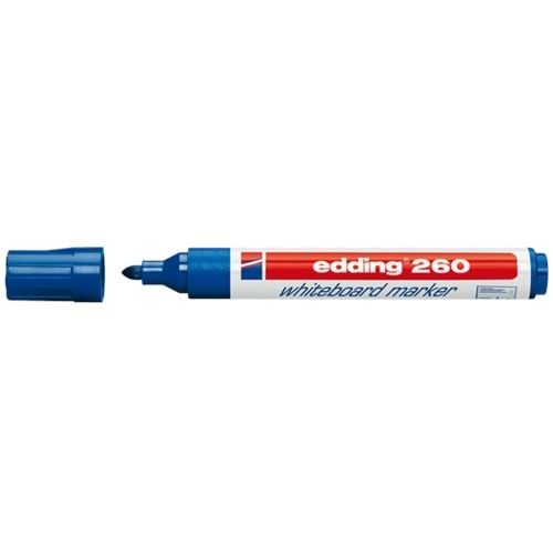 EDDİNG TAHTA KALEMİ YUVARLAK UÇLU 1.5-3MM MAVİ 260-ED26003