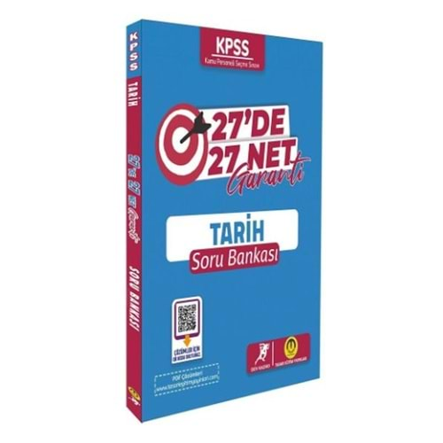 TASARI KPSS TARİH 27 DE 27 NET GARANTİ SORU BANKASI