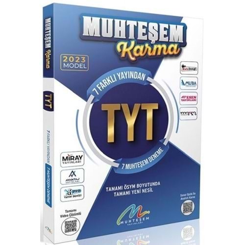 MUHTEŞEM 2023 TYT 7 Lİ KARMA DENEME SETİ