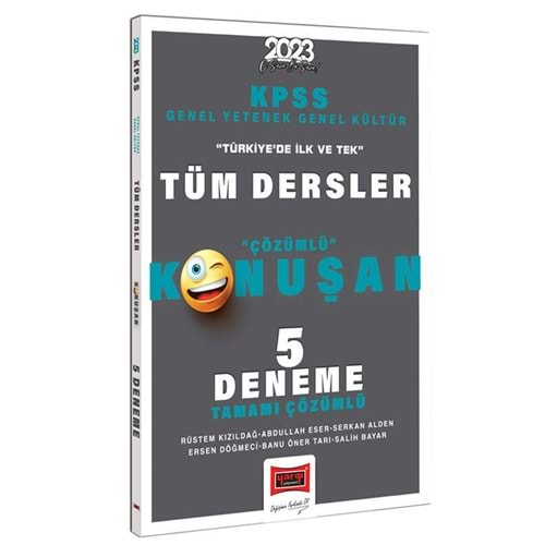 YARGI 2023 KPSS GENEL YETENEK-GENEL KÜLTÜR TÜM DERSLER TAMAMI ÇÖZÜMLÜ 5 DENEME