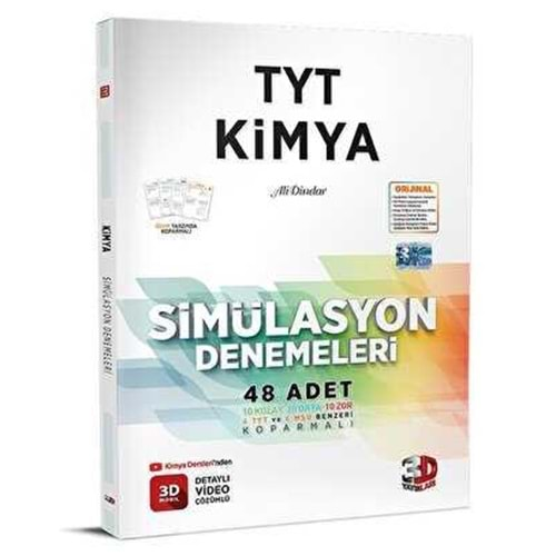 ÇÖZÜM 3D TYT KİMYA SİMÜLASYON DENEMELERİ-2025