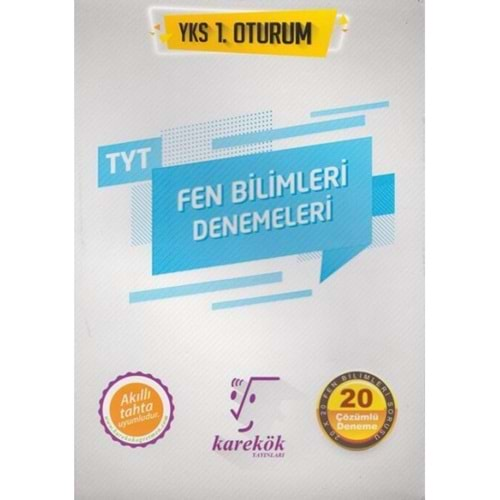 KAREKÖK TYT FEN BİLİMLERİ DENEMELERİ 20 ÇÖZÜMLÜ DENEME