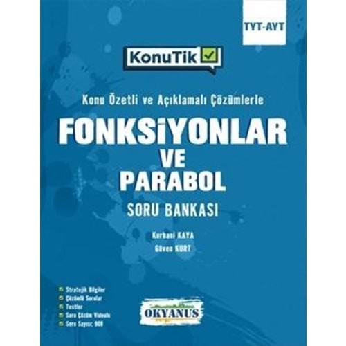 OKYANUS TYT-AYT KonuTik FONKSİYONLAR VE PARABOL SORU BANKASI