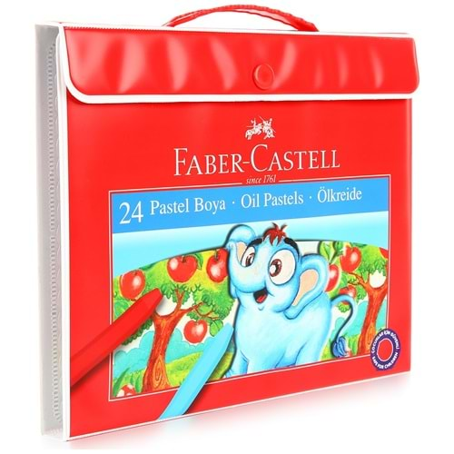 FABER CASTELL ÇANTALI 24 LÜ PASTEL BOYA