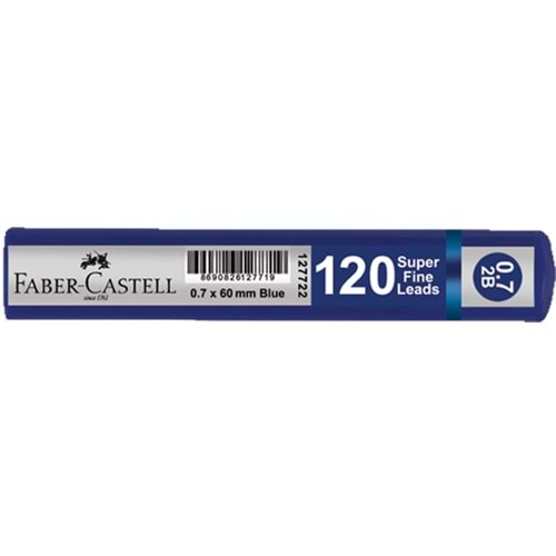 FABER CASTELL MİN 60MM 0.7 120 Lİ MAVİ