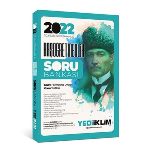 YEDİİKLİM MEB ÖĞRETMENLİK KARİYER BASAMAKLARI BAŞÖĞRETMENLİK SORU BANKASI-2022