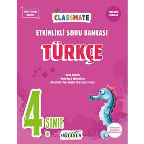 OKYANUS 4.SINIF CLASSMATE TÜRKÇE SORU BANKASI