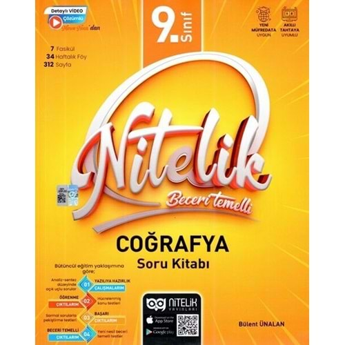 NİTELİK 9.SINIF COĞRAFYA NİTELİK BECERİ TEMELLİ SORU KİTABI