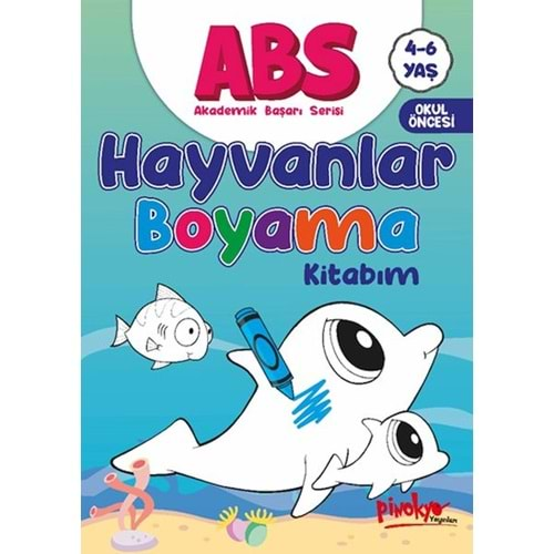 AKADEMİK BAŞARI SERİSİ HAYVANLAR BOYAMA KİTABIM 4-6 YAŞ-BUÇE DAYI-PİNOKYO YAYINLARI