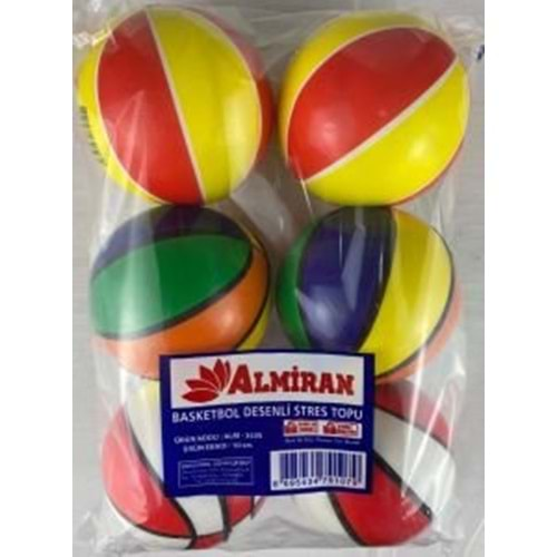 ALMİRAN 10 CM STRES TOPU-ALM-3405