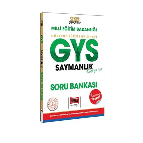 YARGI 2023 MEB GYS SAYMANLIK KADROSU İÇİN DENEME İLAVELİ SORU BANKASI