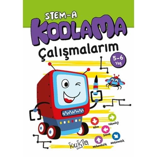 STEM-A KODLAMA ÇALIŞMALARIM 5-6 YAŞ-BUÇE DAYI-KUKLA YAYINLARI