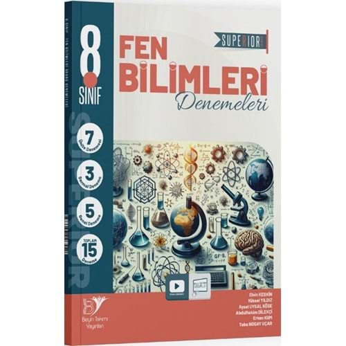 BEYİN TAKIMI 8.SINIF LGS FEN BİLİMLERİ SUPERIOR 15 Lİ DENEMELERİ-2025