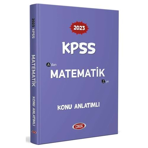 DATA KPSS 2023 MATEMATİK KONU ANLATIMLI