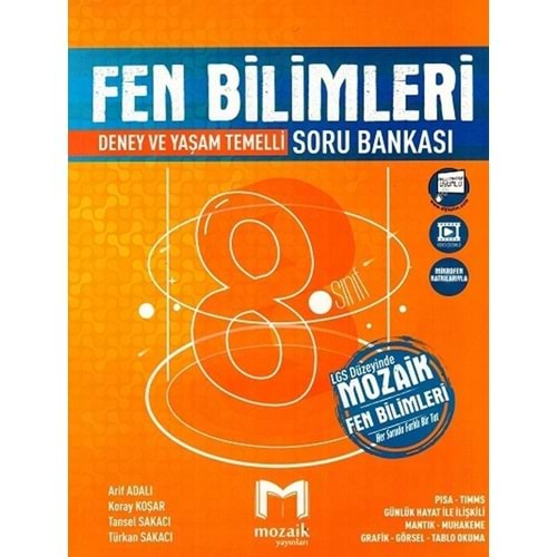 MOZAİK 8.SINIF FEN BİLİMLERİ SORU BANKASI-2024