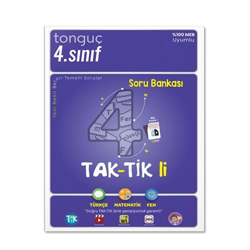 TONGUÇ 4.SINIF TAK-TİK Lİ SORU BANKASI