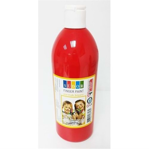 SÜDOR PARMAK BOYASI 500 ML KARMEN KIRMIZI-SD8009-05