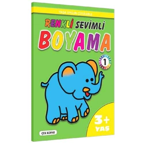 RENKLİ SEVİMLİ BOYAMA-1 3+YAŞ-MURAT SEVİNÇ-PİNOKYO YAYINLARI