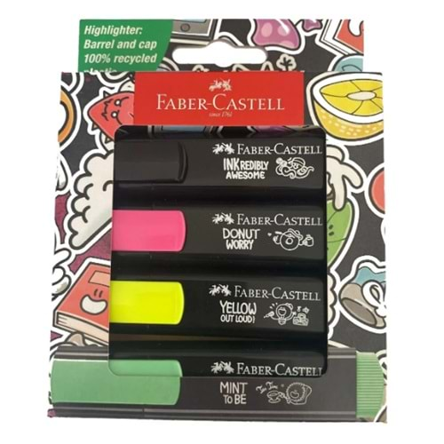 FABER CASTELL GRAFFİTİ TEXTLİNER 46 4 LÜ-254690