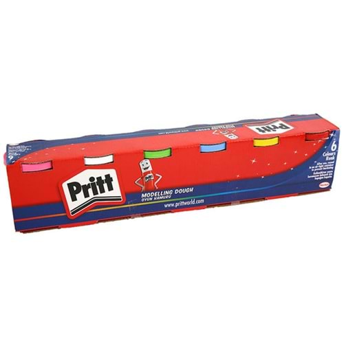 PRİTT OYUN HAMURU 6*100 GR 6 RENK-1831457