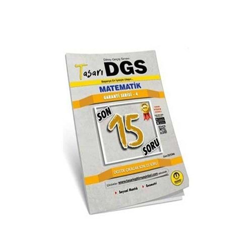 TASARI DGS MATEMATİK SON 15 GARANTİ SERİSİ-4