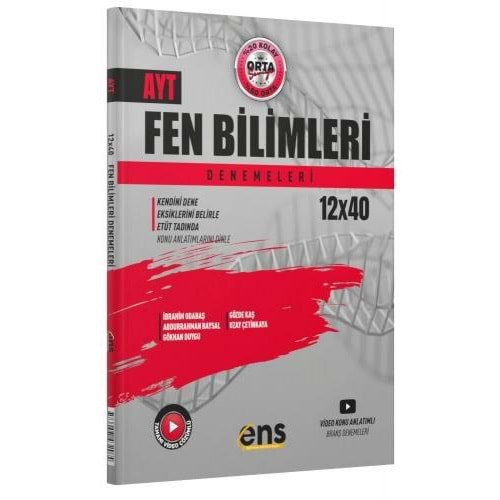 ENS AYT FEN BİLİMLERİ 12*40 DENEME-2022